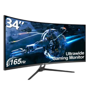 34 CRUA Gaming Monitor 34-inch Curved Ultrawide WQHD Monitor